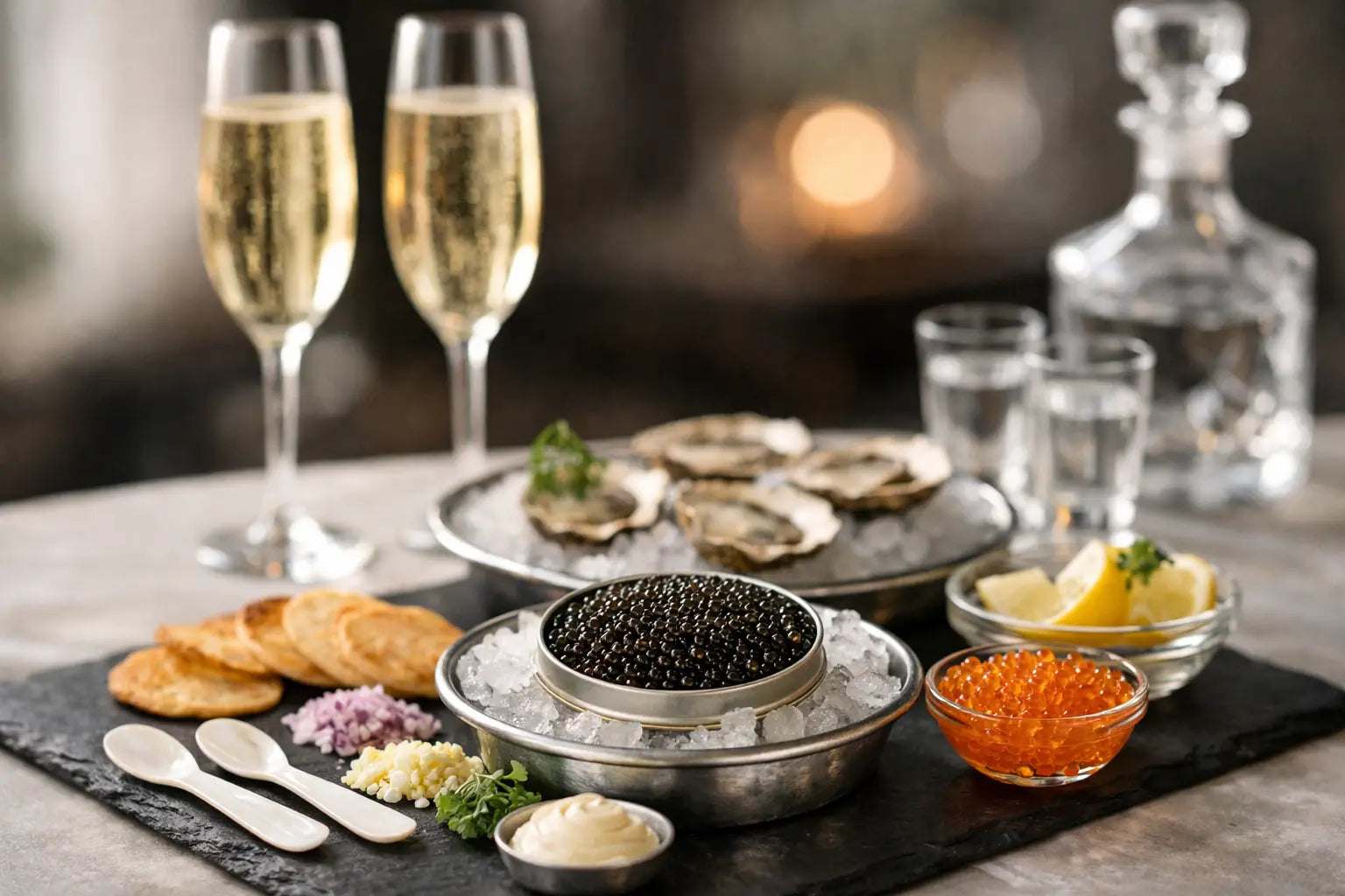 Comment accompagner le caviar pour un événement raffiné