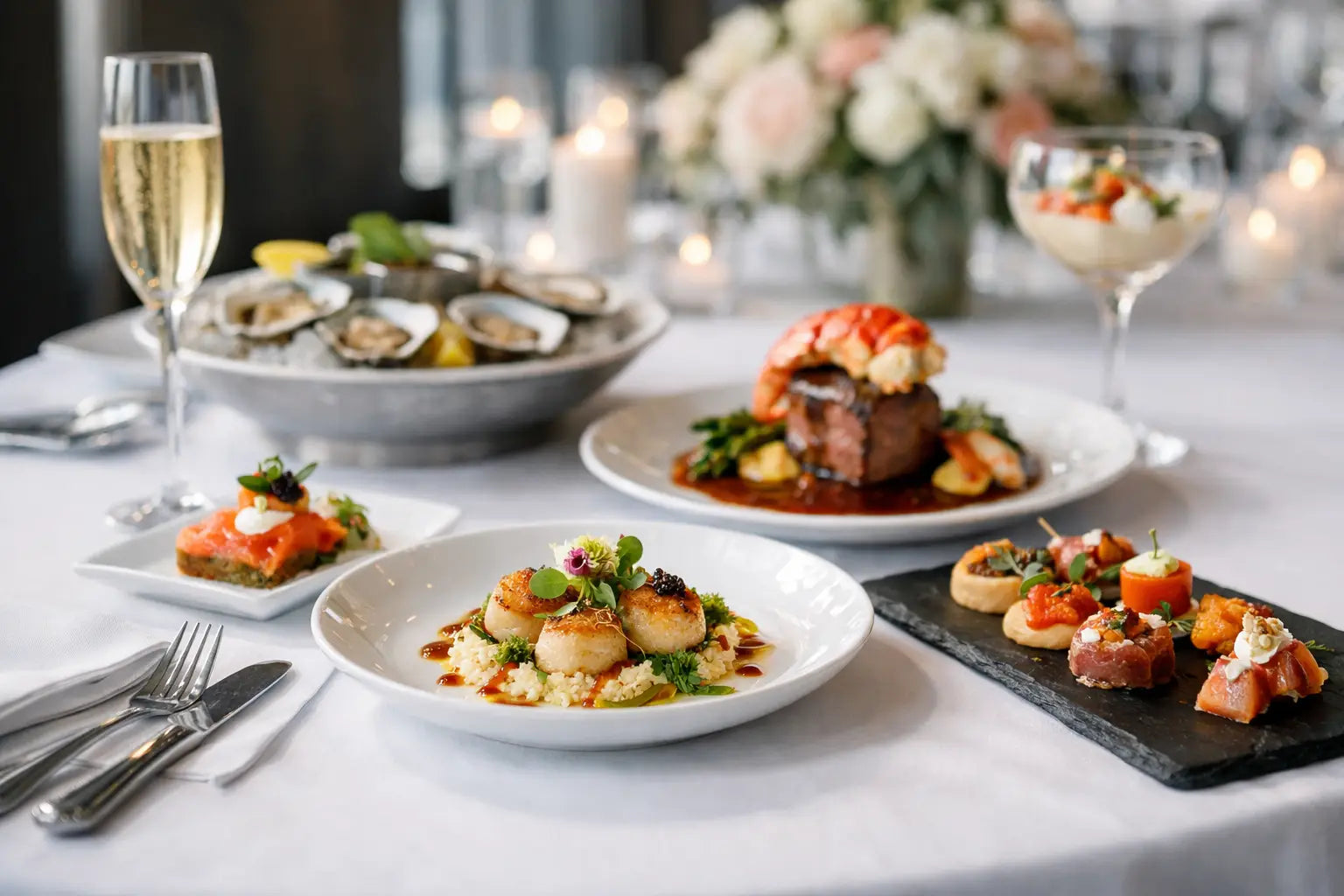 12 Luxury Reception Menu Ideas That Wow Guests