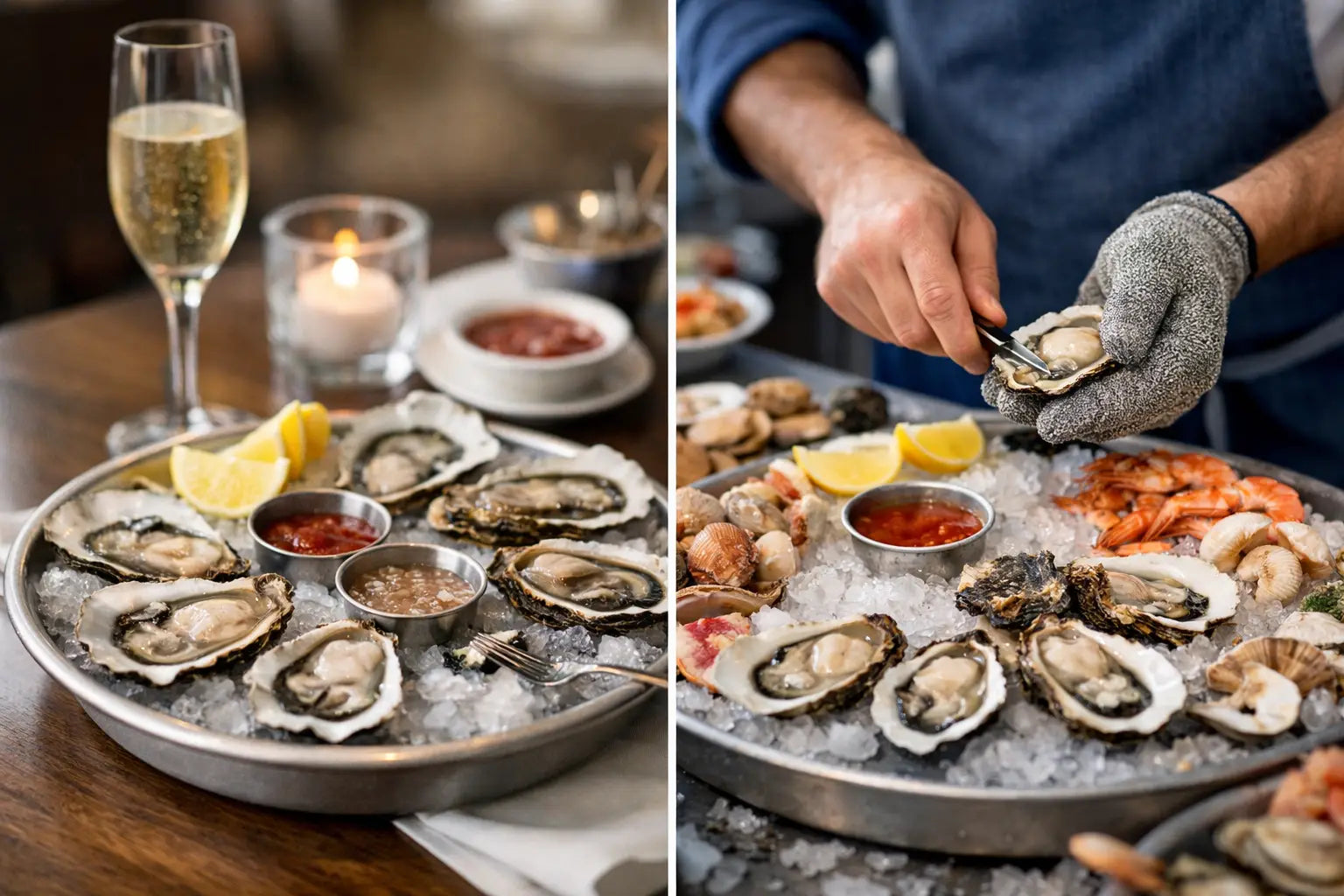 Oyster Service vs Raw Bar: What Fits Best?