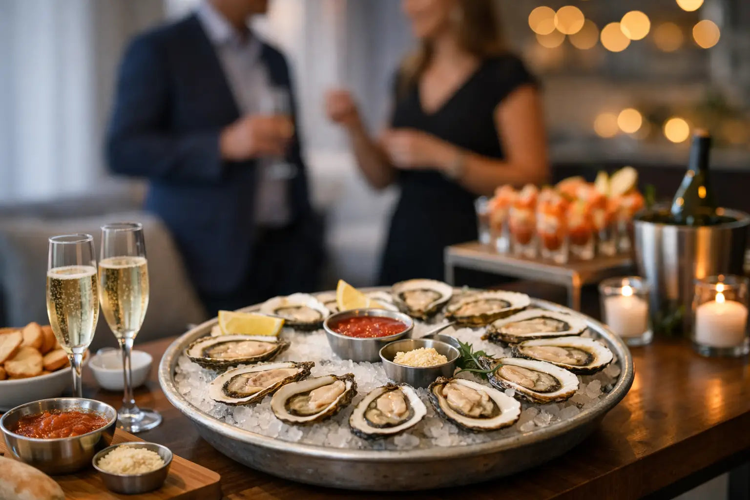 How to Serve Oysters Indoors at a Party