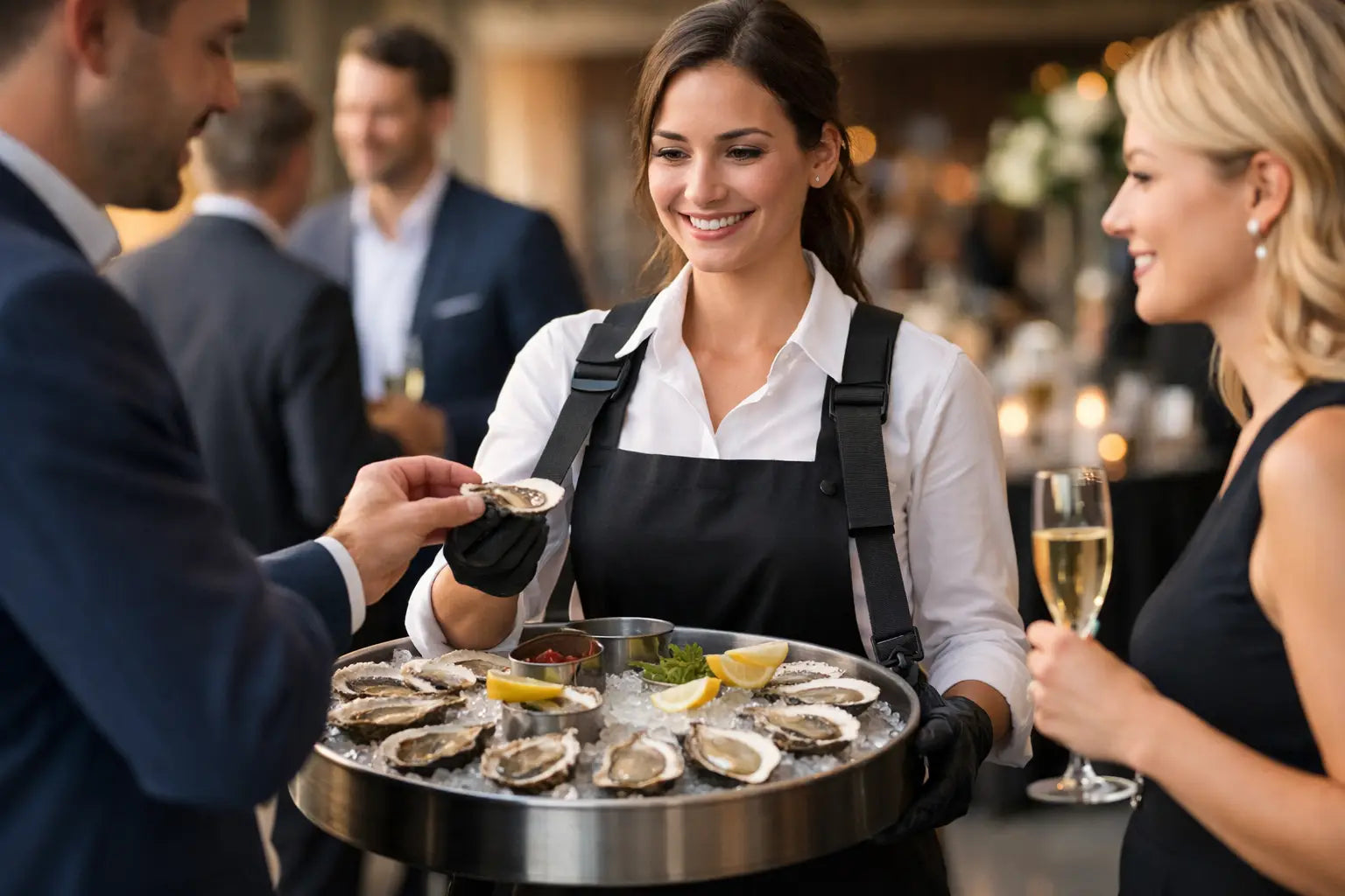 8 avantages des serveurs « Oyster » itinérants pour les événements
