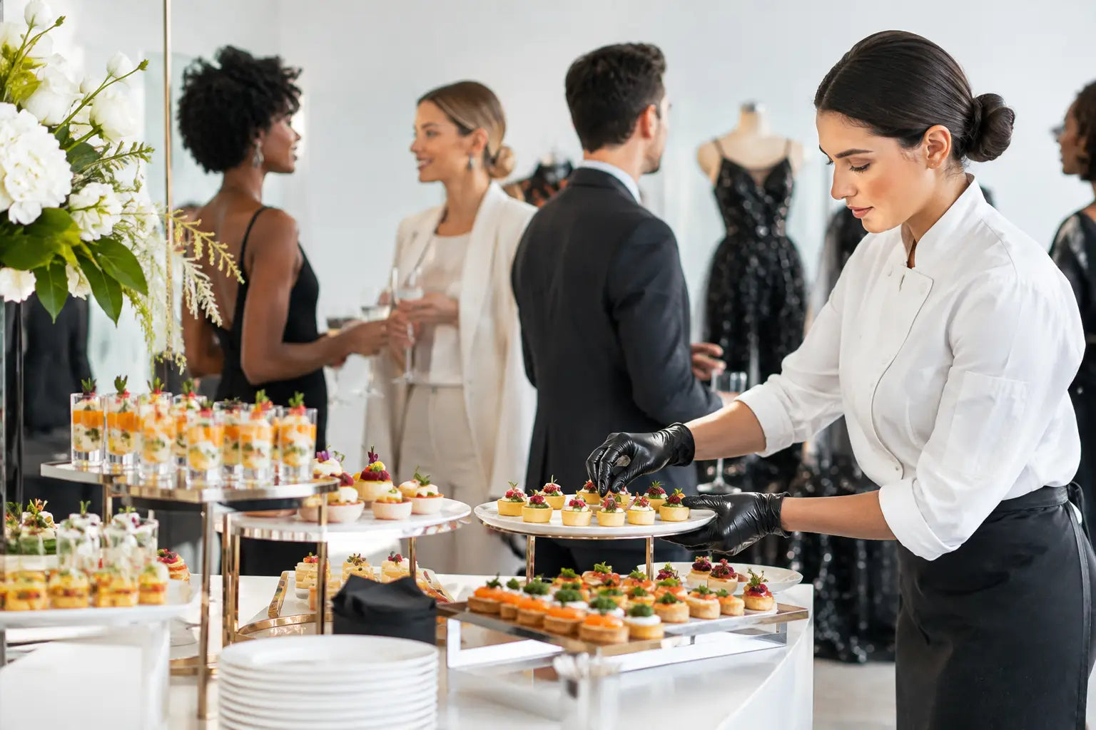 Des idées de restauration pour des événements de mode qui ne passeront pas inaperçues