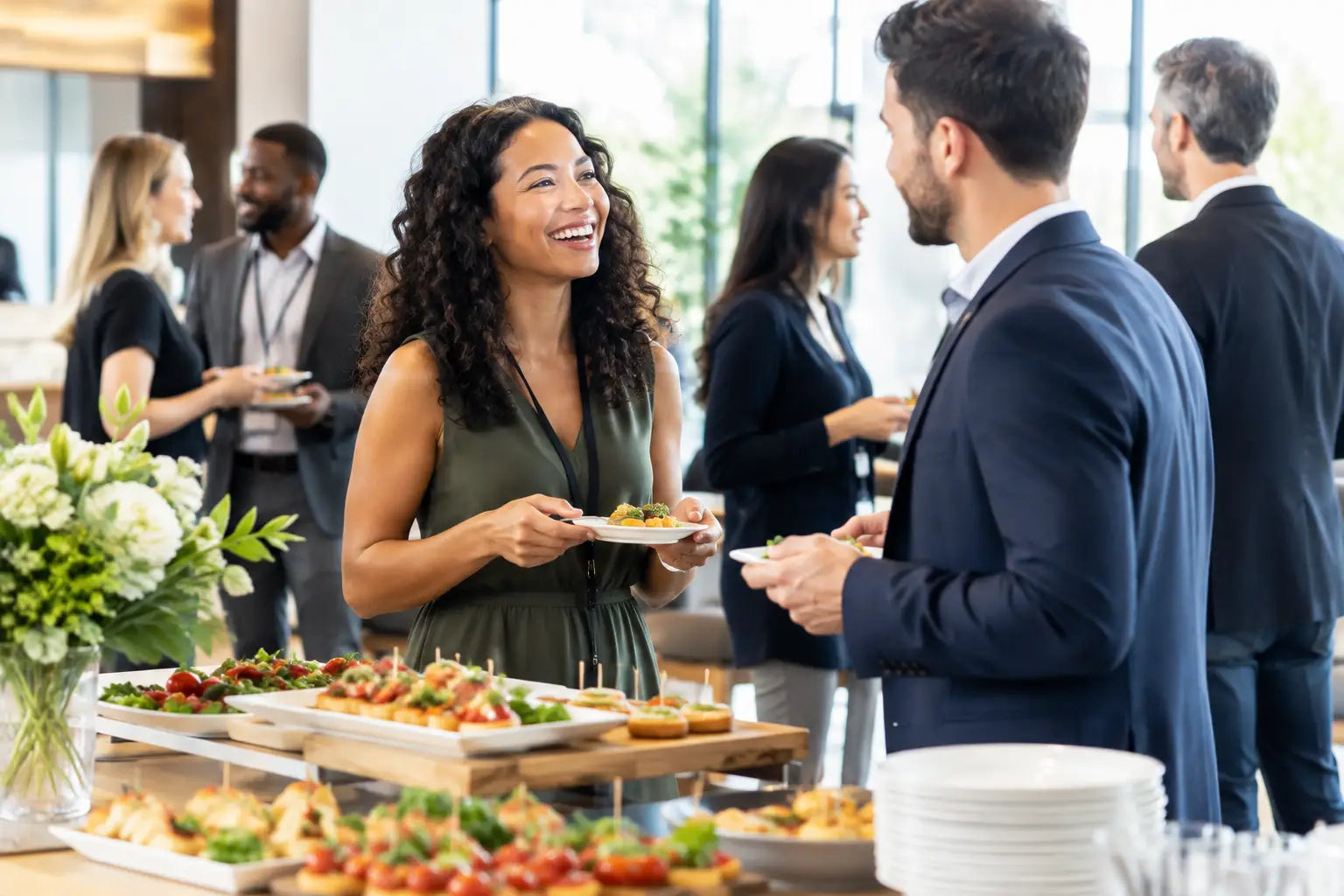 Event Catering That Creates a Room Full of Buzz