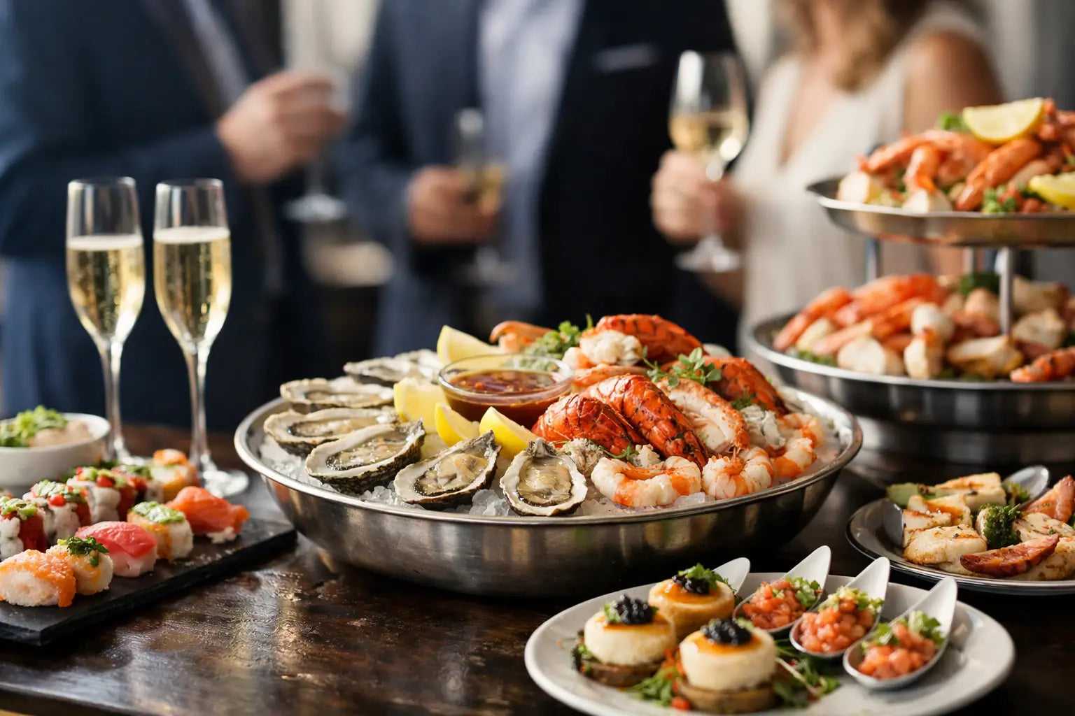 Un service traiteur de fruits de mer haut de gamme dont vos invités se souviendront